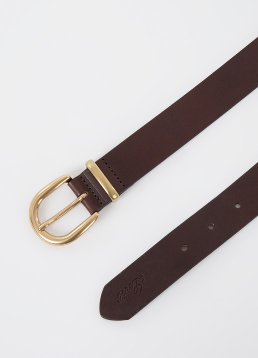 Levi's Phoebe riem van leer - detail 2 donkerbruin