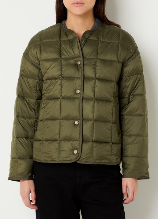 Levi's Poppy jack met quilt patroon en steekzakken