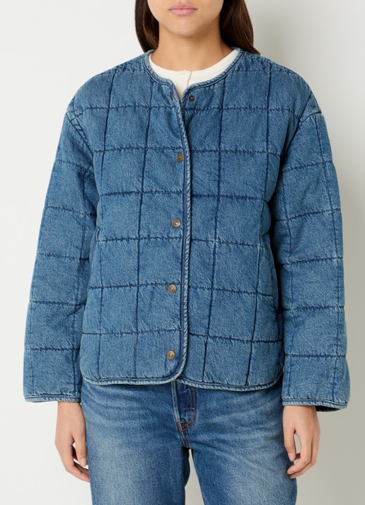 Levi's Poppy jack van denim met quilt patroon