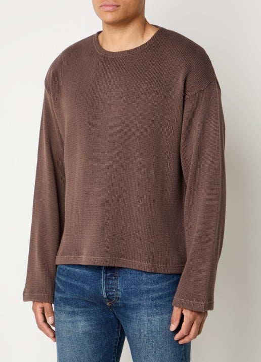 Levi's Posey grofgebreide sweater met ronde hals