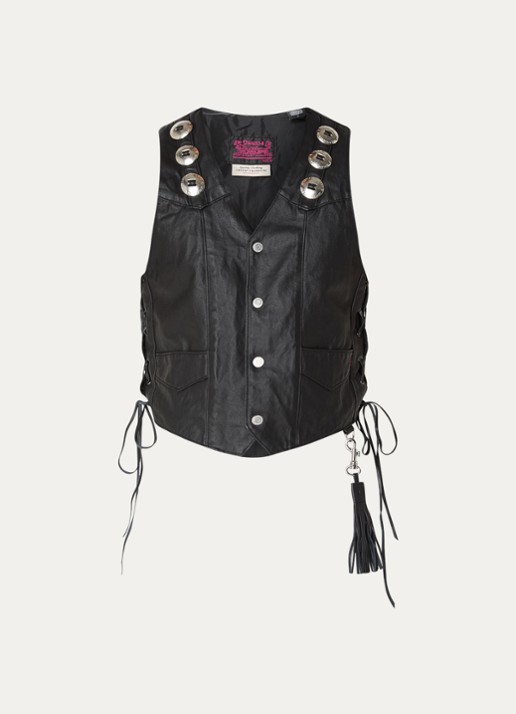 Levi's Pride Ride Night gilet met steekzakken - voorkant zwart