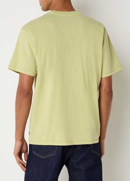 Levi's Red Tab T-shirt met logo - achterkant 4 lichtgroen