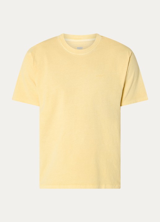 Levi's Red Tab T-shirt met ronde hals - voorkant geel
