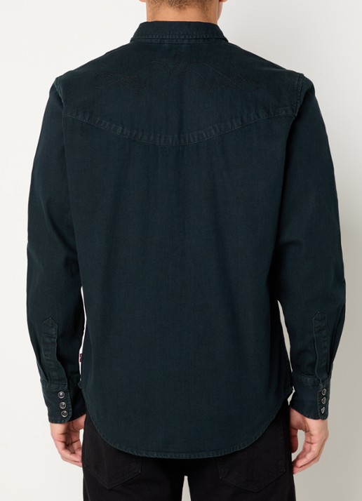 Levi's Regular fit overhemd met borstzakken  - achterkant zwart