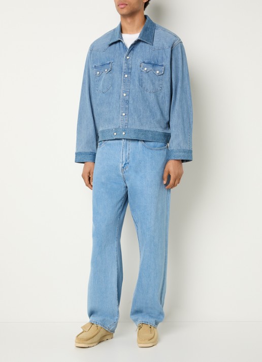 Levi's Regular fit overhemd met borstzakken - voorkant 4 indigo