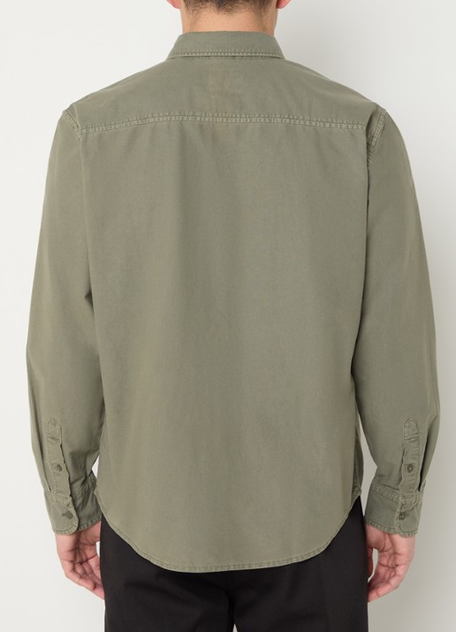 Levi's Regular fit overhemd met logo - achterkant legergroen