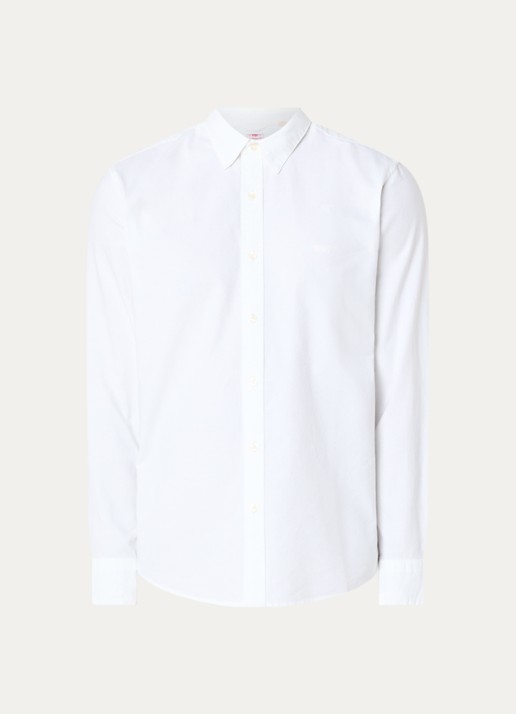 Levi's Regular fit overhemd met logo - voorkant wit
