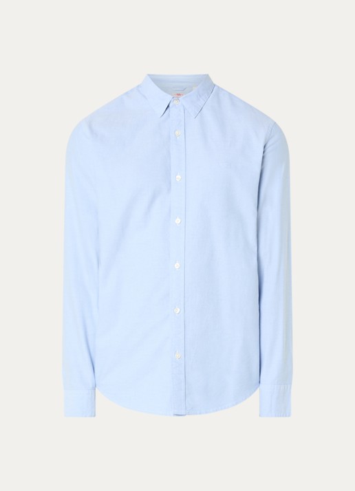 Levi's Regular fit overhemd met logo - voorkant 2 blauwgrijs