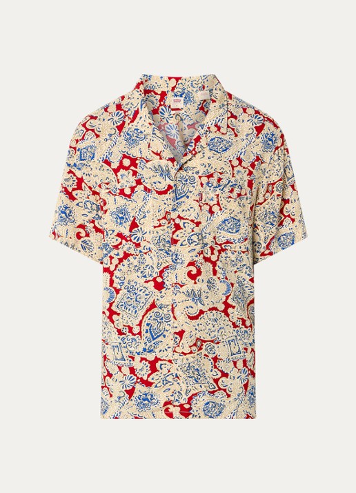 Levi's Regular fit overhemd met paisley dessin - voorkant 3 beige