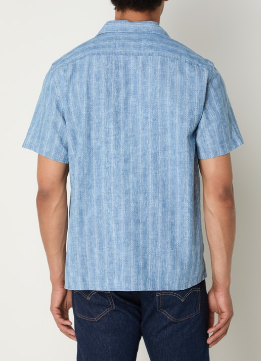 Levi's regular fit overhemd met print - achterkant 2 lichtblauw