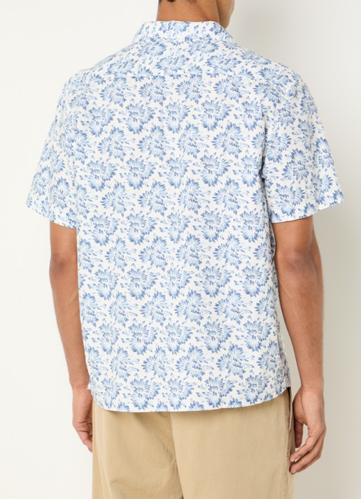 Levi's Regular fit overhemd met print - achterkant staalblauw