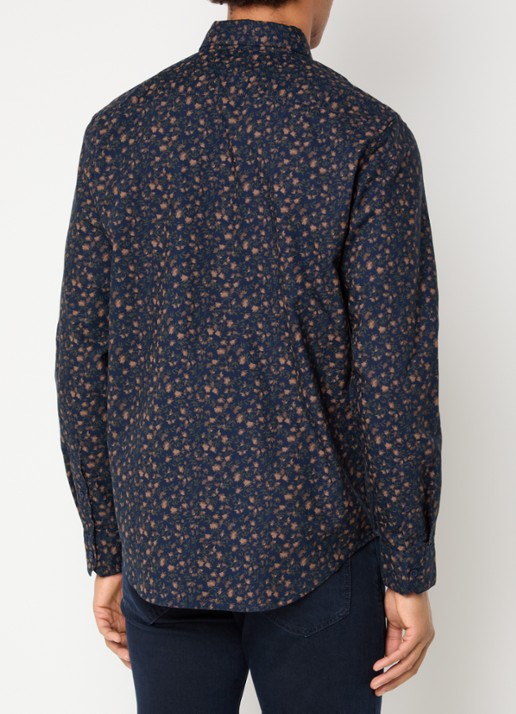 Levi's Regular fit overhemd met print - achterkant 2 donkerblauw