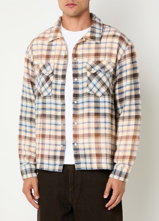 Levi's Regular fit overhemd met ruitdessin en borstzakken