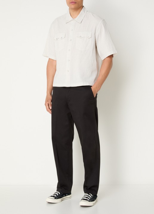 Levi's Regular fit overhemd met ruitdessin - voorkant 4 gebroken wit