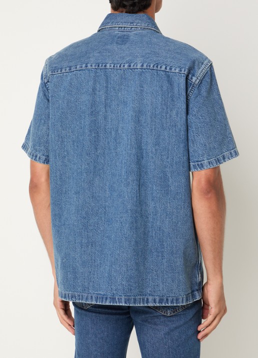 Levi's Regular fit overhemd van denim - achterkant 2 indigo
