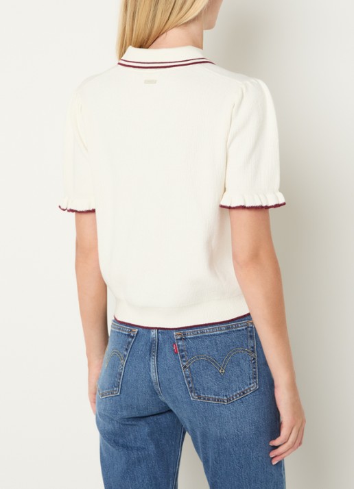 Levi's Regular fit polo met kraag - achterkant 4 wit