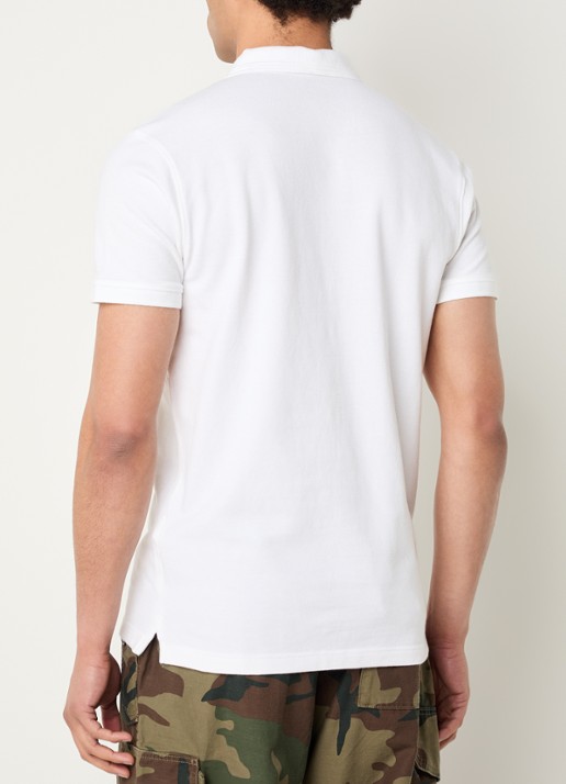 Levi's Regular fit polo met logo - achterkant 4 wit