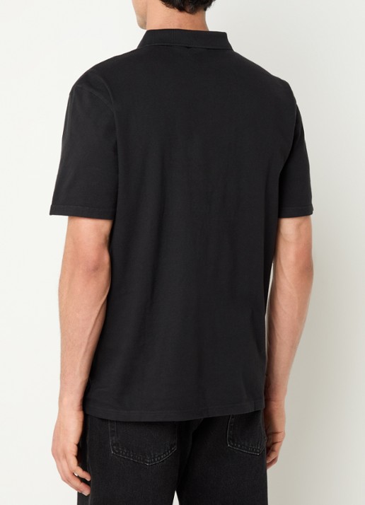 Levi's Regular fit polo met logoborduring - achterkant 2 zwart