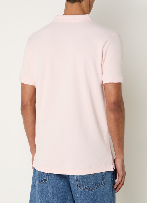 Levi's Regular fit polo met logoborduring - achterkant 2 lichtroze
