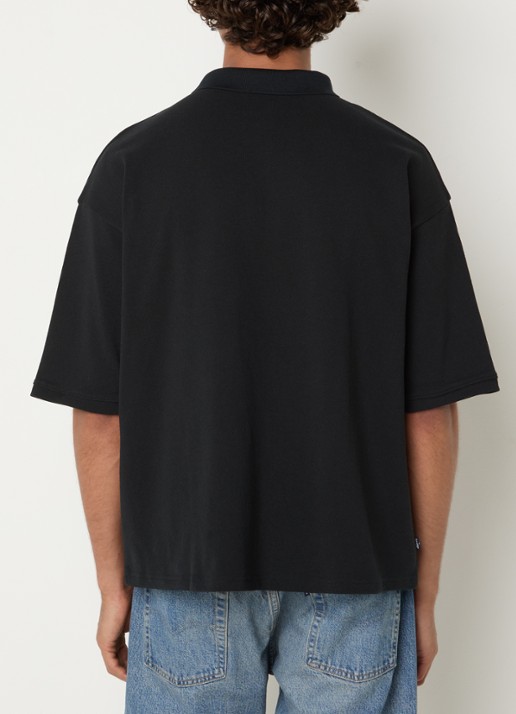 Levi's Regular fit polo met stretch - achterkant zwart