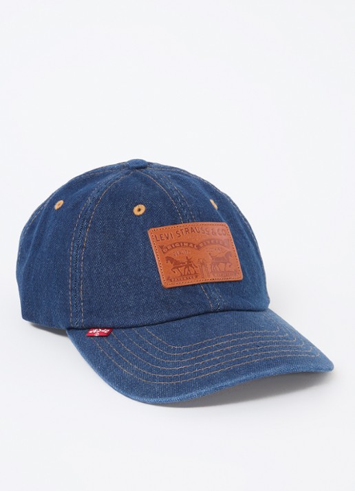 Levi's Relaxed Dad pet van denim met logo