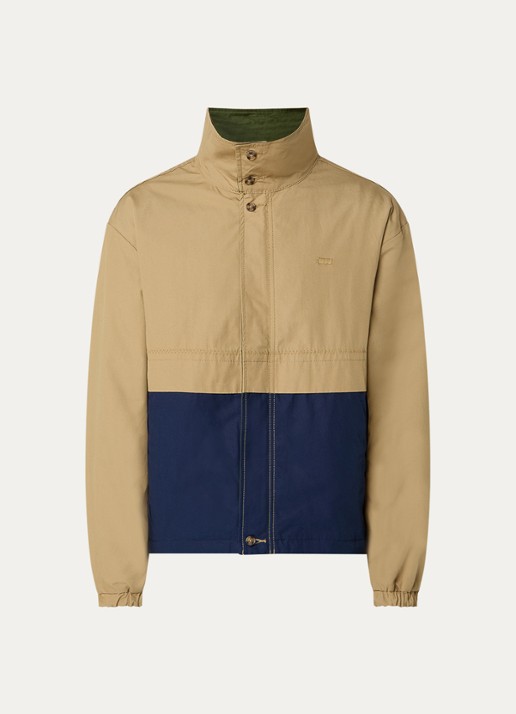 Levi's Reversible jack met steekzakken - voorkant 3 camel