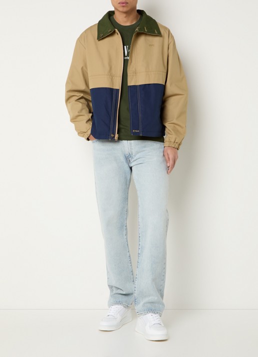 Levi's Reversible jack met steekzakken - voorkant 5 camel