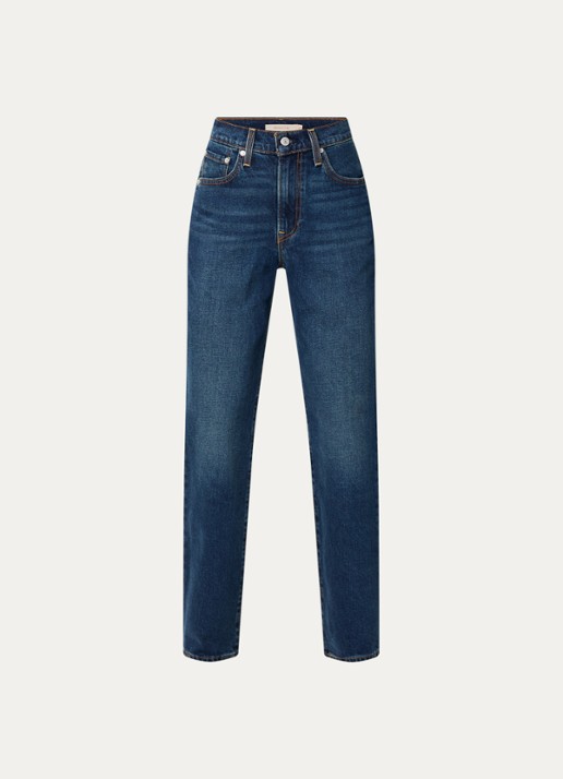 Levi's Ribcage high waist slim fit jeans met donkere wassing