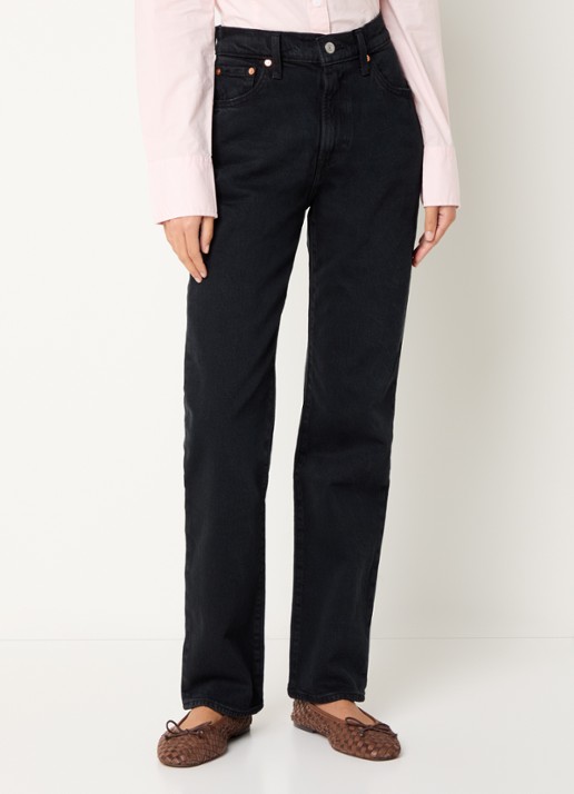 Levi's Ribcage high waist slim fit jeans met gekleurde wassing