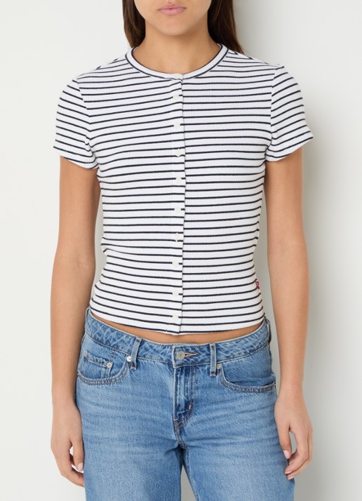 Levi's Rory T-shirt met structuur