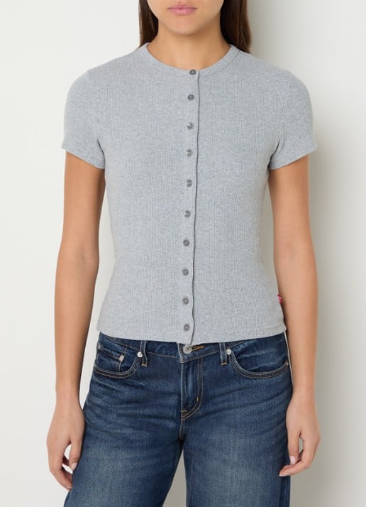Levi's Rory T-shirt met structuur