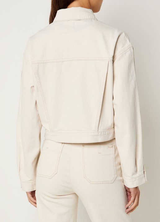 Levi's Shank spijkerjas met borstzakken - achterkant 4 gebroken wit