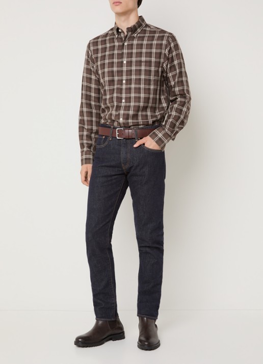 Levi's Slim fit jeans met donkere wassing - voorkant 5 indigo