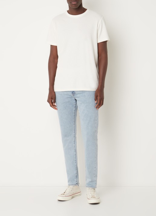 Levi's Slim fit jeans  met lichte wassing - voorkant 5 indigo