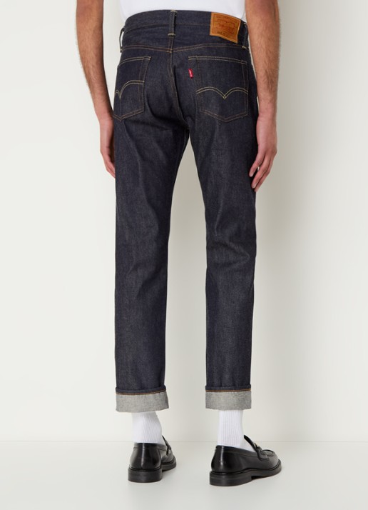 Levi's Slim fit jeans van  katoen met donkere wassing  - achterkant 3 indigo