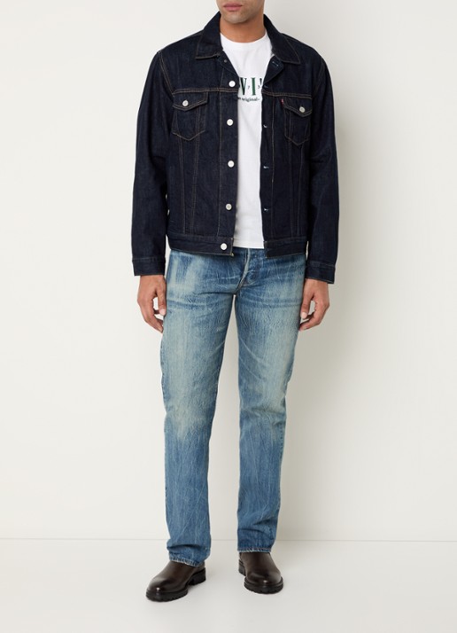 Levi's Spijkerjas met borst- en steekzakken - voorkant 3 indigo