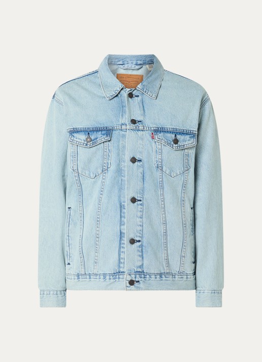 Levi's Spijkerjas met borst- en steekzakken  - voorkant indigo
