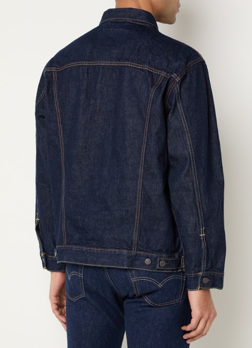 Levi's Spijkerjas met borst- en steekzakken - achterkant 4 indigo