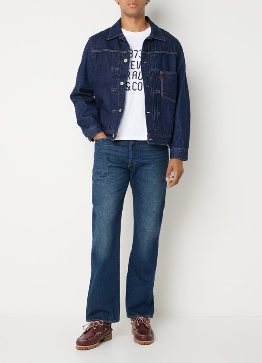 Levi's Spijkerjas met borstzak - voorkant 3 indigo
