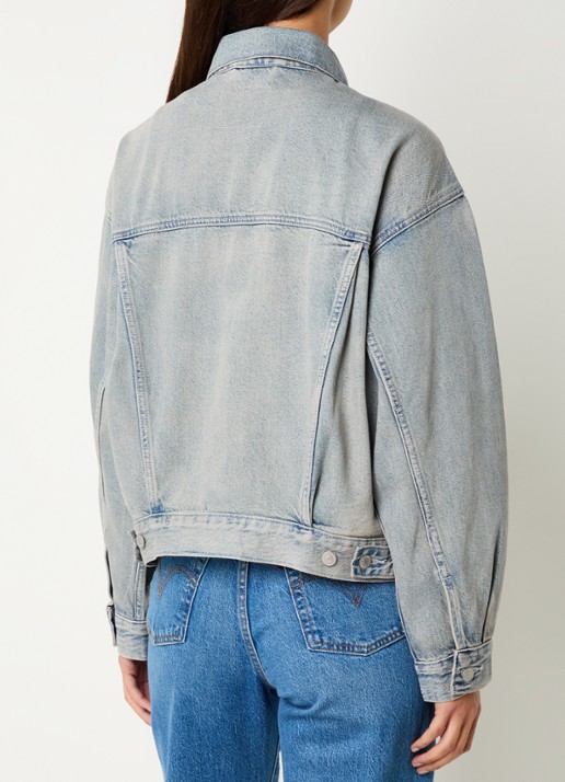 Levi's Spijkerjas met borstzakken - achterkant 2 grijs