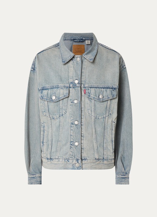 Levi's Spijkerjas met borstzakken - voorkant 3 grijs