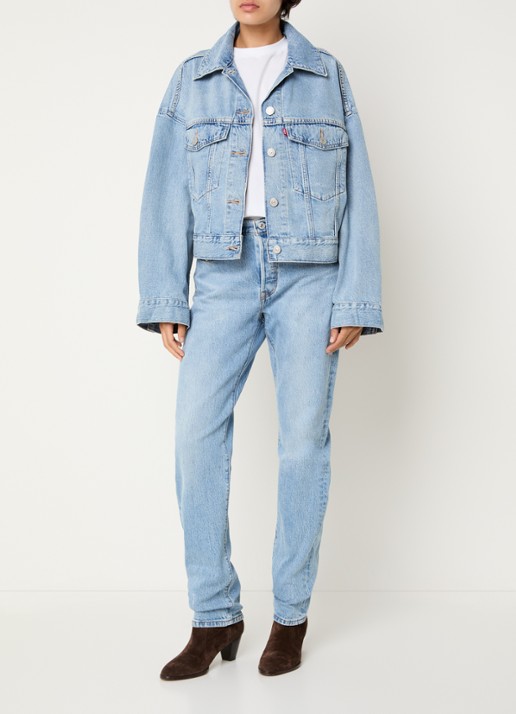 Levi's Spijkerjas met borstzakken - voorkant 2 indigo