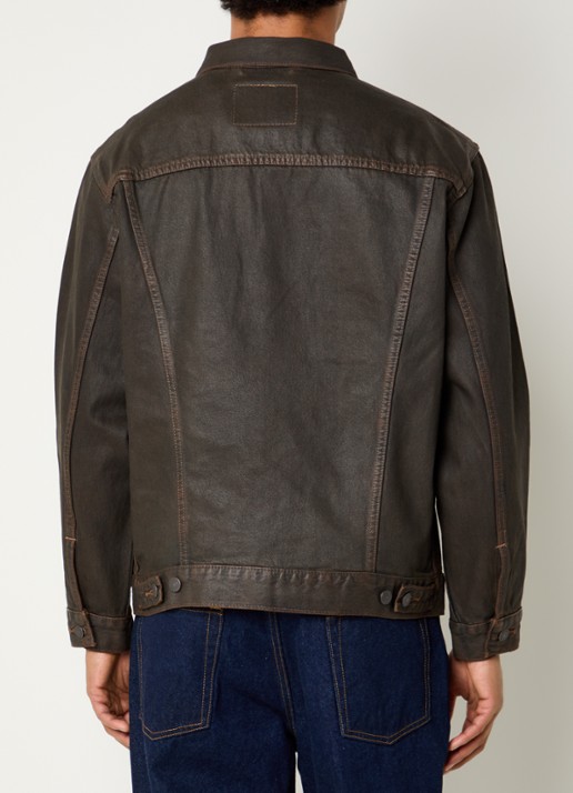 Levi's Spijkerjas met borstzakken - achterkant donkerbruin