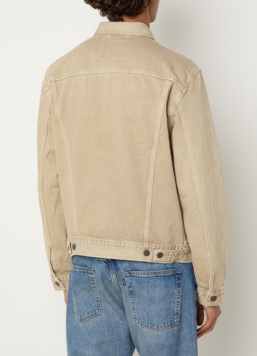 Levi's Spijkerjas met borstzakken - achterkant 2 beige