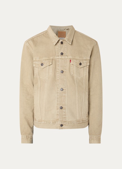 Levi's Spijkerjas met borstzakken - voorkant 3 beige