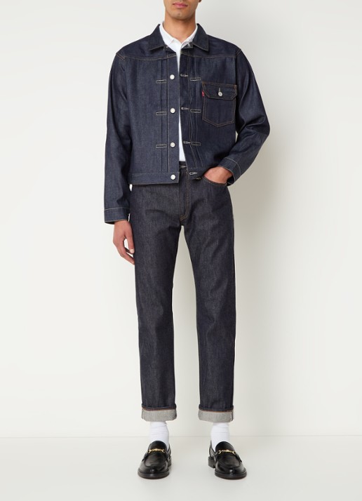 Levi's Spijkerjas van  katoen met borstzak  - voorkant 2 indigo