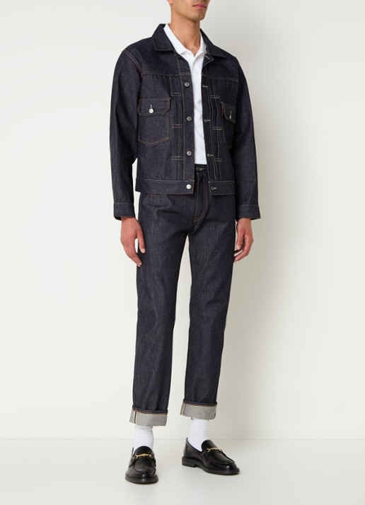 Levi's Spijkerjas van  katoen met klepzakken - voorkant 2 indigo