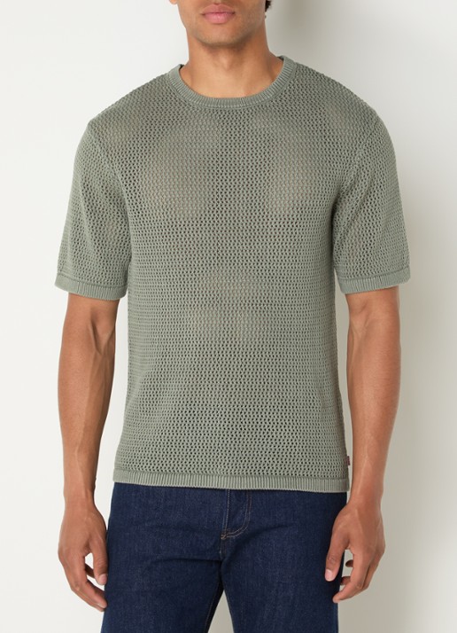 Levi's Stinson T-shirt met opengewerkt dessin