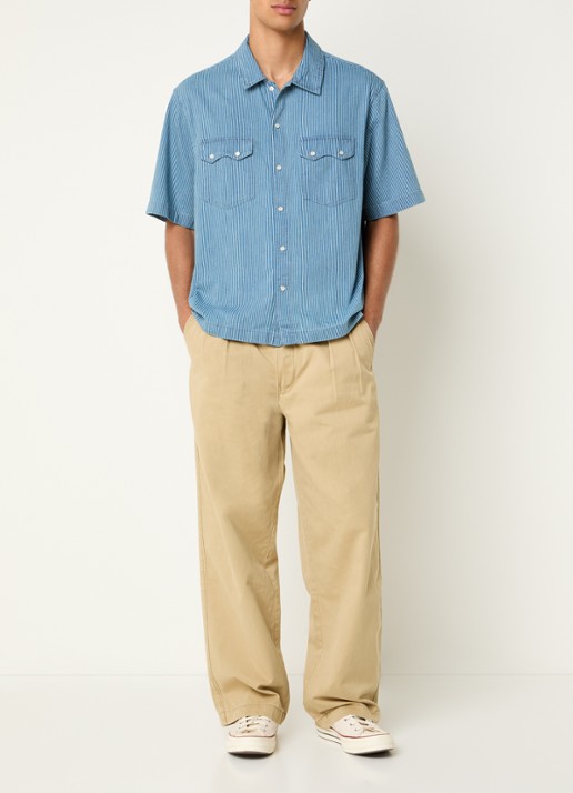 Levi's Straight fit chino met steekzakken - voorkant 5 camel