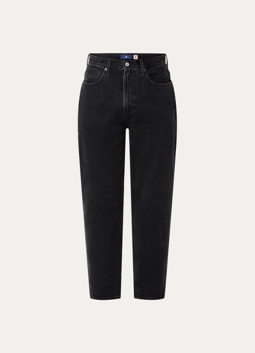 Levi's Straight fit jeans met gekleurde wassing - voorkant 2 zwart